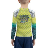 Start Wearing Tuna Yellow Kids Rash Guard