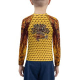 Start Wearing Lionfish Yellow Kids Rash Guard