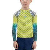Start Wearing Tuna Yellow Kids Rash Guard