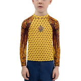 Start Wearing Lionfish Yellow Kids Rash Guard