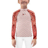 Start Wearing Snapper Light Grey Kids Rash Guard