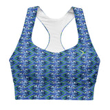 Mahi Zig Zag Longline sports bra