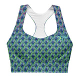 Mahi Mermaid Longline sports bra