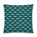 Tuna Patterned Premium Pillow