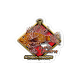 Lionfish Eliminator Dive Flag Sticker