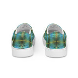 Tuna Tartan Men’s slip-on canvas shoes