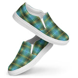 Tuna Tartan Men’s slip-on canvas shoes
