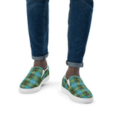 Tuna Tartan Men’s slip-on canvas shoes