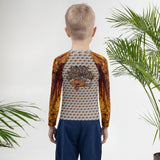 Start Wearing Lionfish Silver Kids Rash Guard