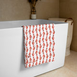 Gyotaku Snapper Slayer Beach Towel