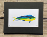 Mahi Gyotaku Fish Print