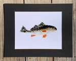 Redfish Gyotaku Print