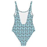 NP Anchor Blue One-Piece Swimsuit