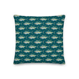 Tuna Patterned Premium Pillow