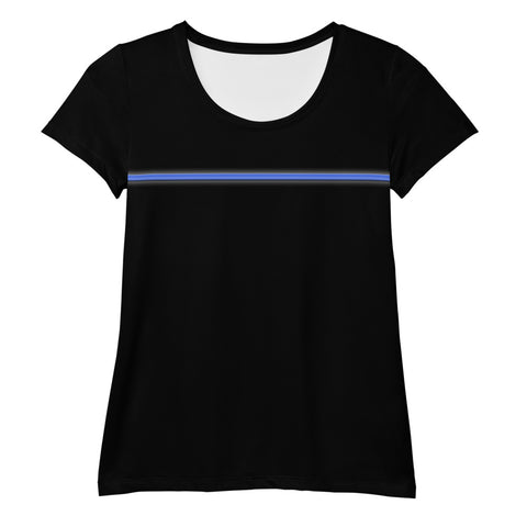 Thin Blue Line Women's Athletic T-shirt
