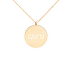 NP CAP’N Silver Disc Necklace