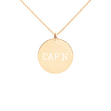 NP CAP’N Silver Disc Necklace