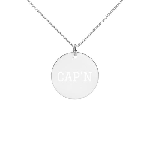 NP CAP’N Silver Disc Necklace