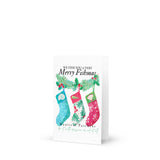 Stockings with Shells Christmas Greeting card
