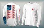 Snapper Slayer USA Flag YOUTH Performance Long Sleeve