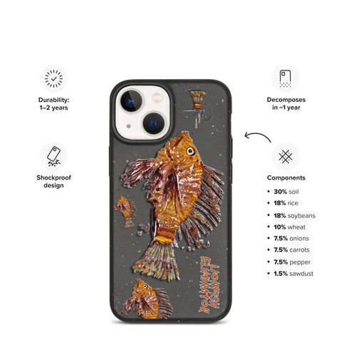 Lionfish Eliminator Speckled iPhone 13 case