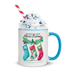 Stockings Christmas Mug with Color Inside