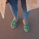 Tuna Tartan Women’s slip-on canvas shoes